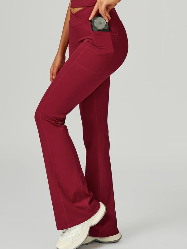 BUYCO Female V shape-waist Flare Leggings