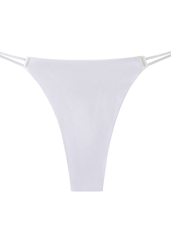 BUYCO Femal Fitted Silk T-back Panties