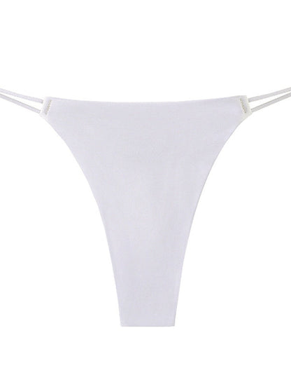 BUYCO Femal Fitted Silk T-back Panties