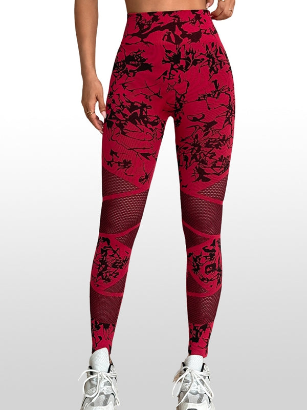 BUYCO Female Fishnet Print Modern Fit Leggings
