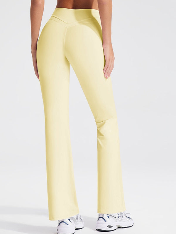 BUYCO Female V Shape Waist Flare Leggings