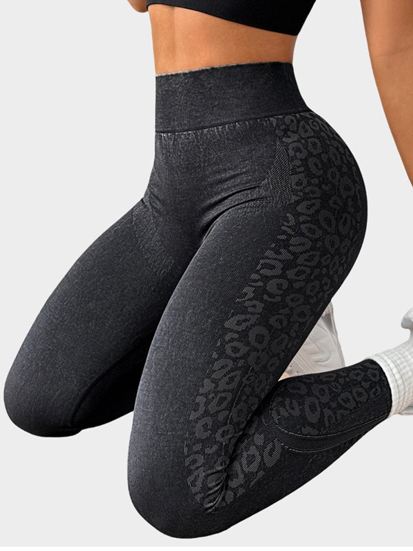 BUYCO Female Leopard Print High-rise Leggings