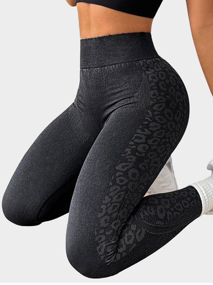 BUYCO Female Leopard Print High-rise Leggings