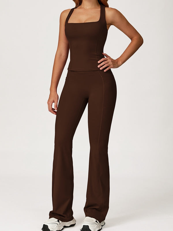 BUYCO Female V shape-waist Flare Tracksuit