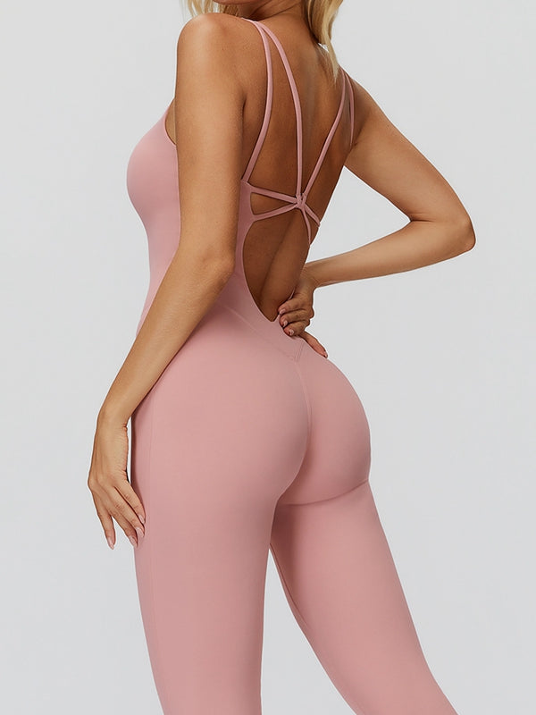 BUYCO Female Cross Back Jumpsuit