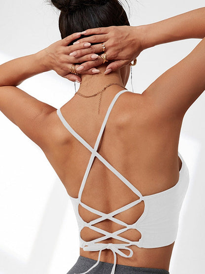 BUYCO Female Cross Back Sports Bras