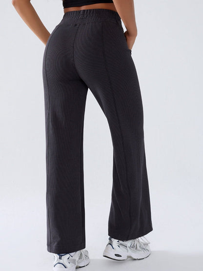 BUYCO Female Ribbed Pocket Casual Pants