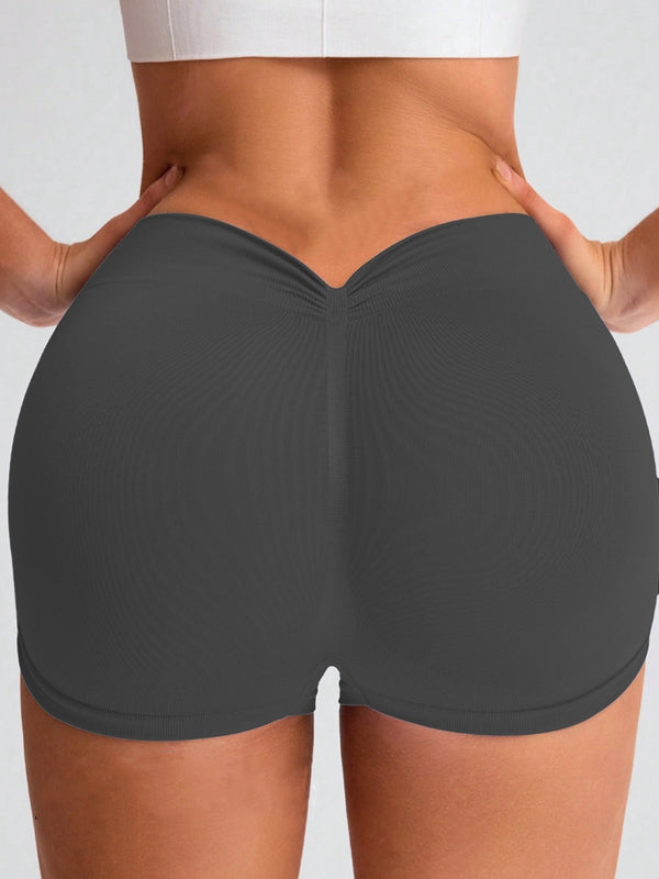 BUYCO Female Deep V Back Seamless Shorts