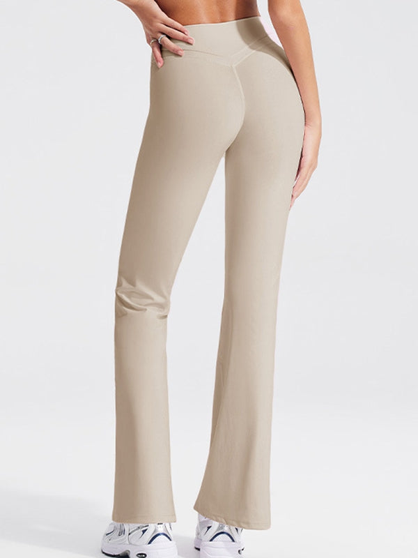 BUYCO Female V Shape Waist Flare Leggings