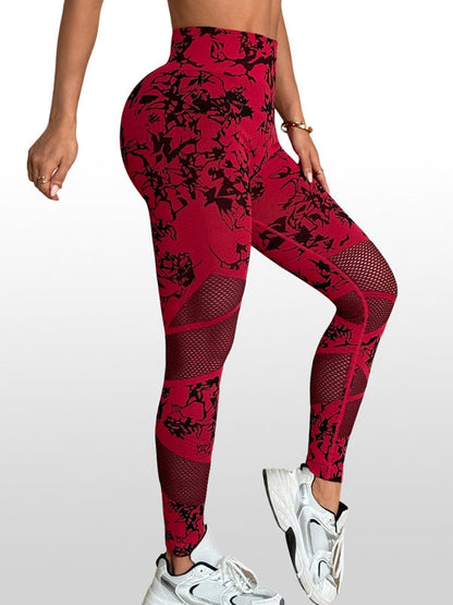BUYCO Female Fishnet Print Modern Fit Leggings