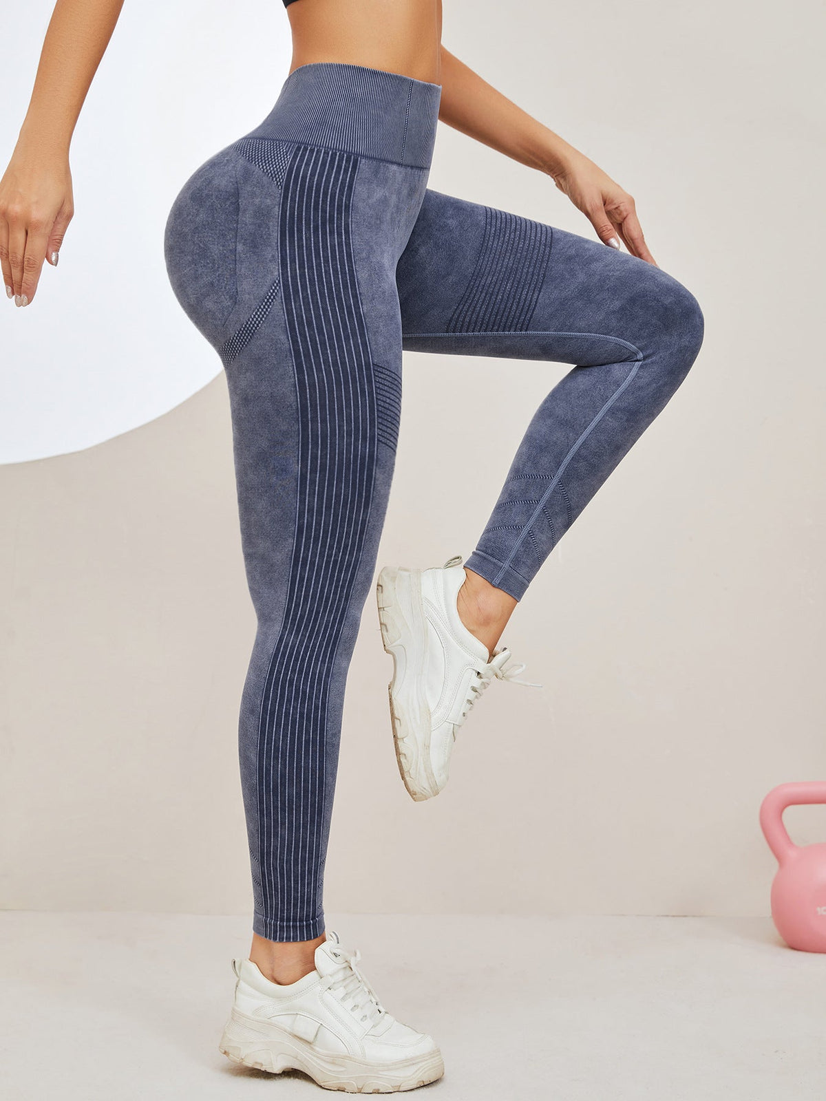 BUYCO Female Ruched Back Seamless Fit Leggings