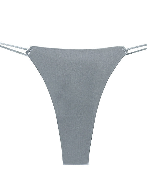 BUYCO Femal Fitted Silk T-back Panties