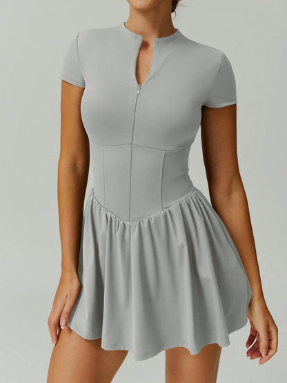 BUYCO Female Corset Zipper 2 in 1 Quick-dry Dress