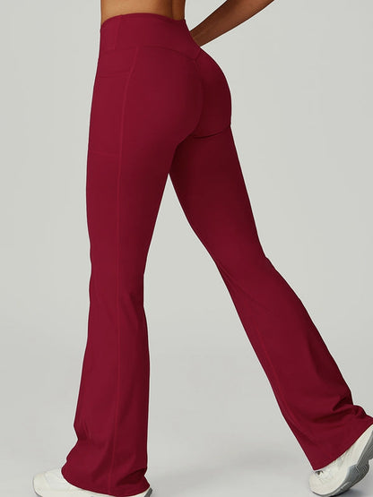 BUYCO Female V shape-waist Flare Leggings