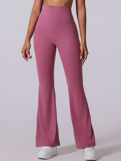 BUYCO Female Super High-rise Ruched Back Flare Leggings