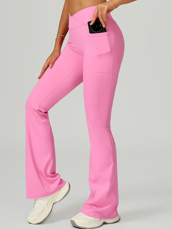 BUYCO Female V shape-waist Flare Leggings