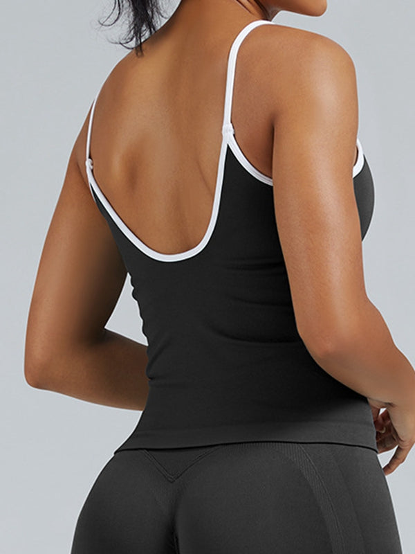 BUYCO Female Stripes Seamless High-rise Leggings
