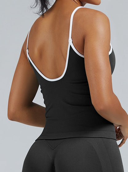 BUYCO Female Stripes Seamless High-rise Leggings