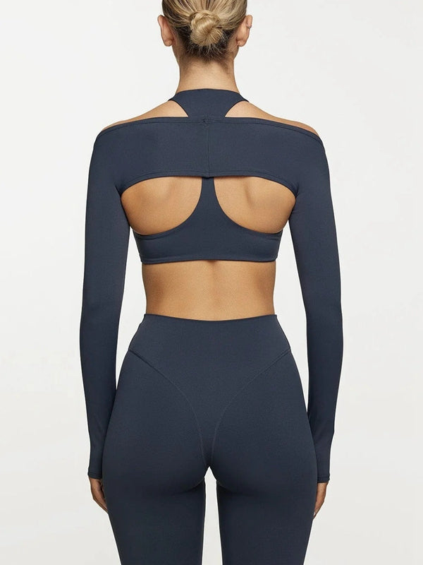 BUYCO Female Super Twist Thumbhole Cropped Top