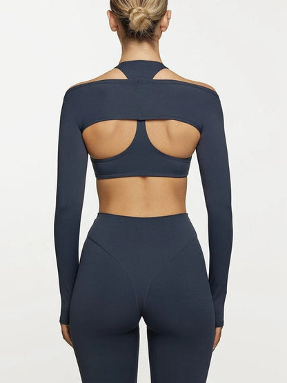 BUYCO Female Super Twist Thumbhole Cropped Top