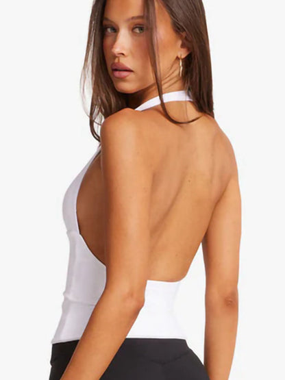 BUYCO Female V Collar Backless Tank