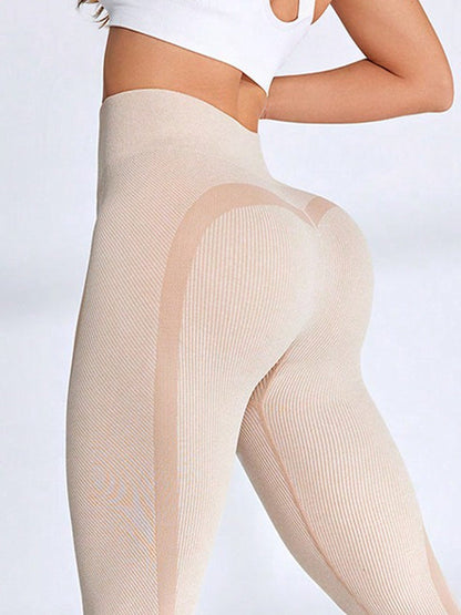 BUYCO Female Fitted Contrast Color Stripe Quick-dry Leggings