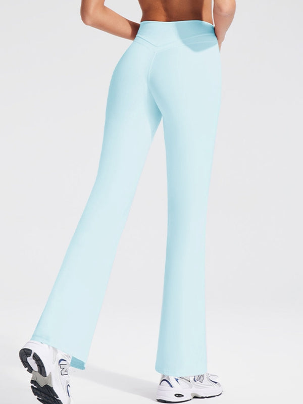 BUYCO Female V Shape Waist Flare Leggings