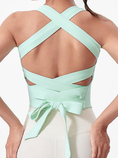 BUYCO Female Backless Bow-knot Tank