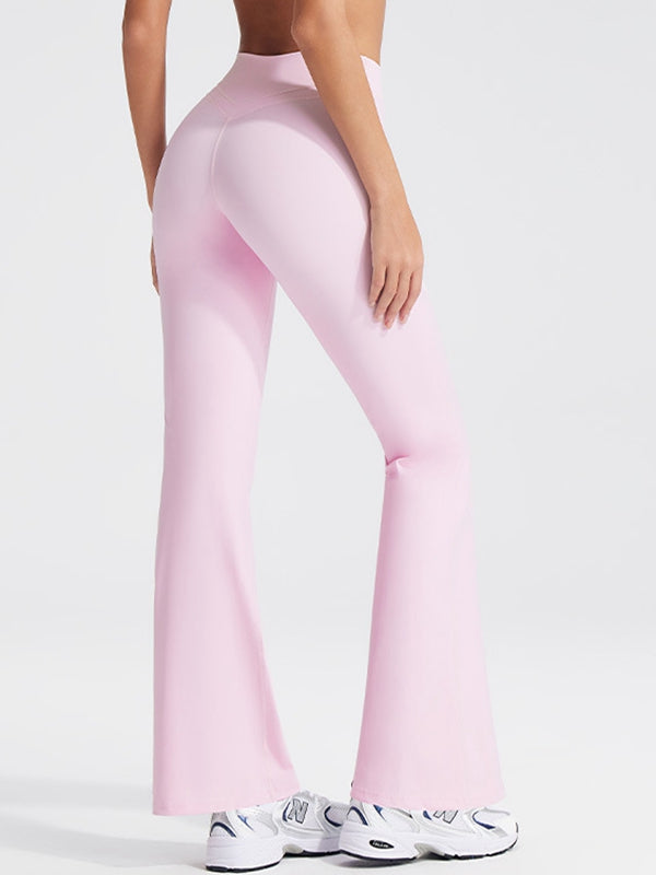 BUYCO Female V Shape Waist Flare Leggings