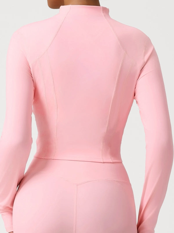 BUYCO Female Basic Zipper Pocket Jacket