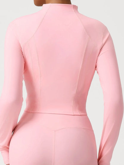 BUYCO Female Basic Zipper Pocket Jacket