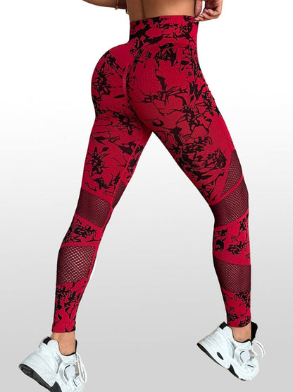 BUYCO Female Fishnet Print Modern Fit Leggings