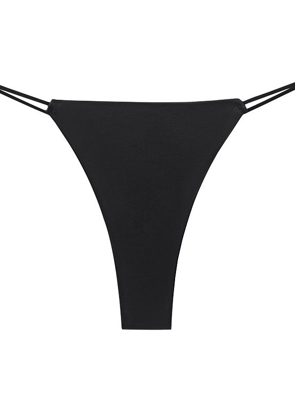 BUYCO Femal Fitted Silk T-back Panties