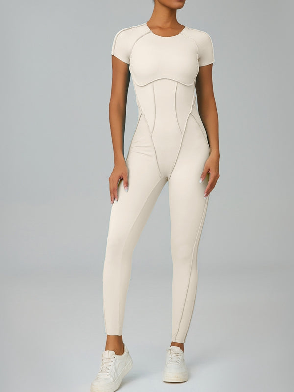 BUYCO Female Heart Backless Jumpsuit