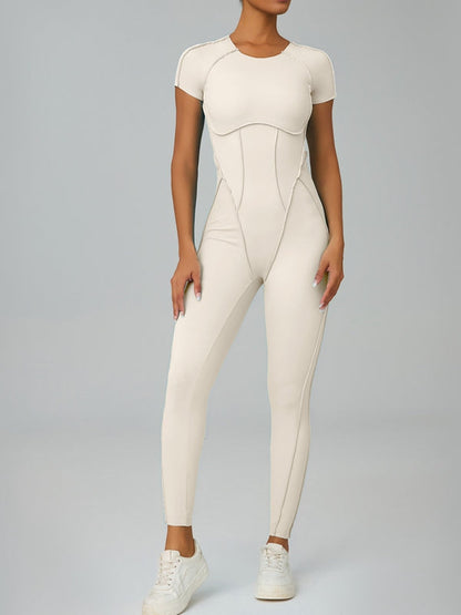 BUYCO Female Heart Backless Jumpsuit