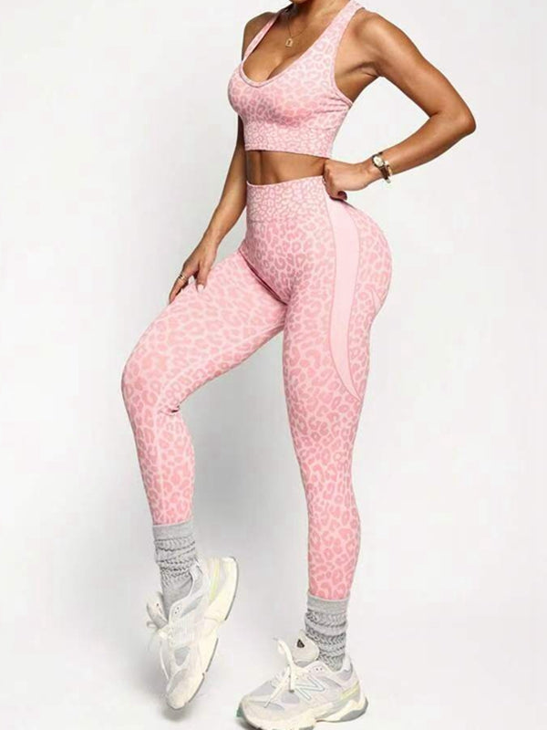 BUYCO Female Leopard Print Tracksuit