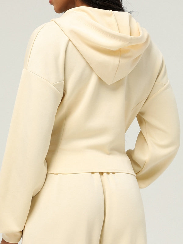BUYCO Female Zipper Pocket With Hat Jacket
