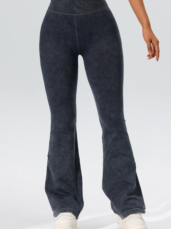 BUYCO Female Tie Dye High-rise Flare Leggings