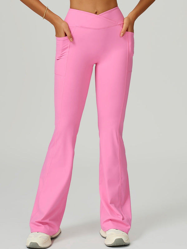 BUYCO Female V shape-waist Flare Leggings