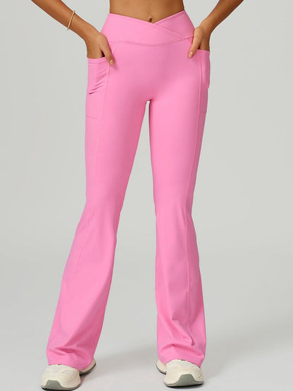 BUYCO Female V shape-waist Flare Leggings