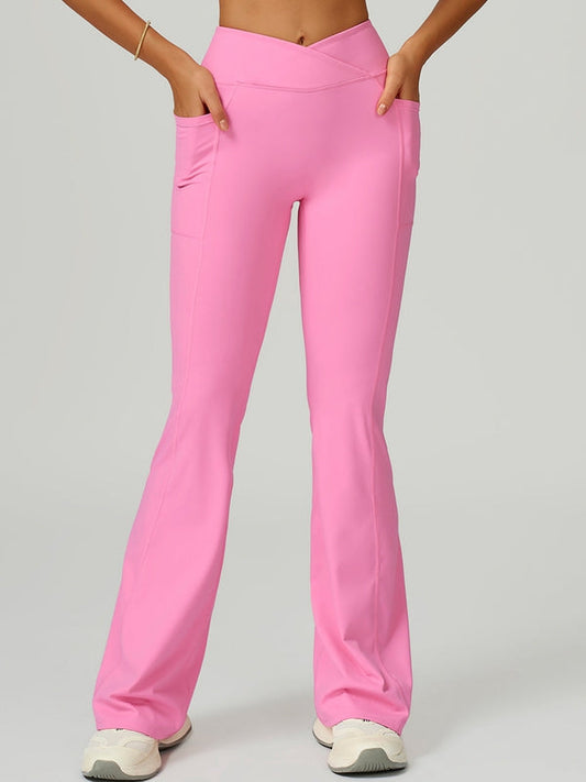 BUYCO Female V shape-waist Flare Leggings