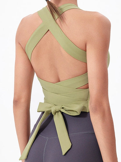 BUYCO Female Backless Bow-knot Tank