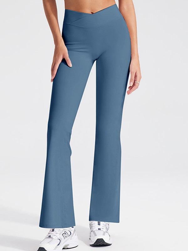 BUYCO Female V Shape Waist Flare Leggings