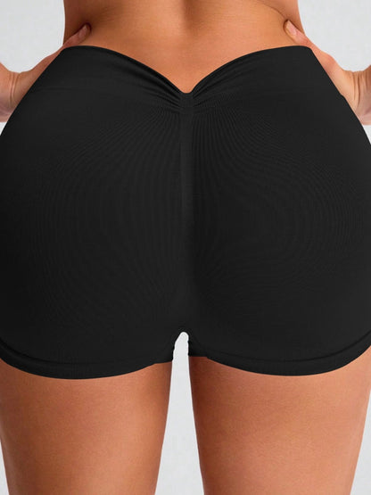 BUYCO Female Deep V Back Seamless Shorts