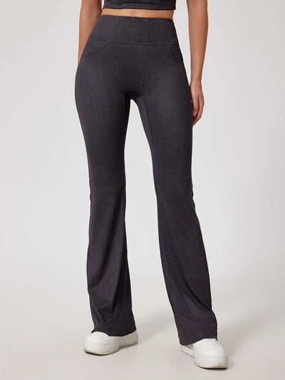 BUYCO Female Faux Denim Quick Flare Leggings