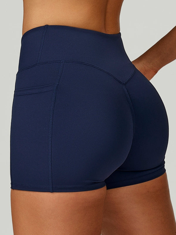 BUYCO Female V shape-waist Pocket Shorts