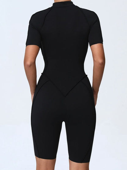 BUYCO Female Fitted Zipper Fit Romper