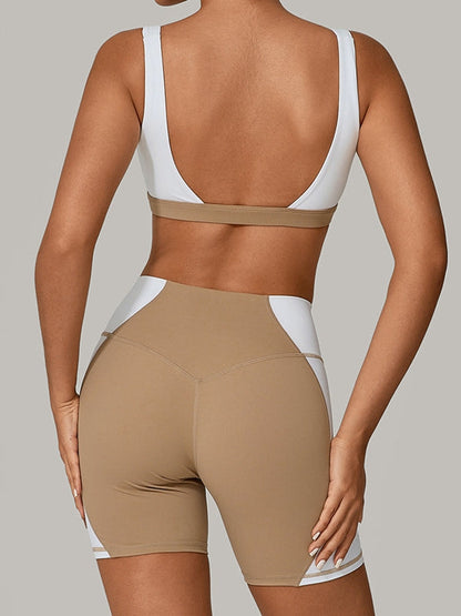 BUYCO Female Contrast Color Short Tracksuit