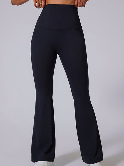 BUYCO Female Super High-rise Ruched Back Flare Leggings