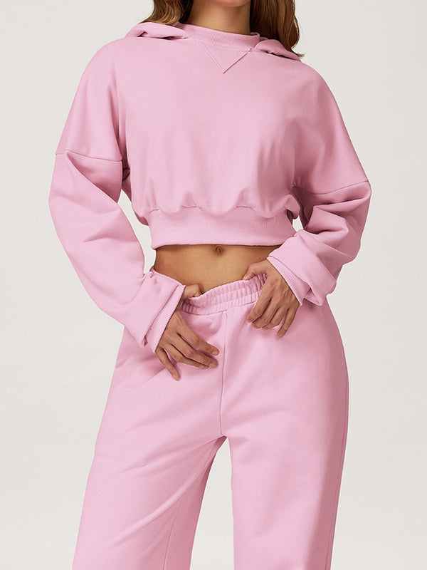BUYCO Female Pocket Casual  With Hat Tracksuit